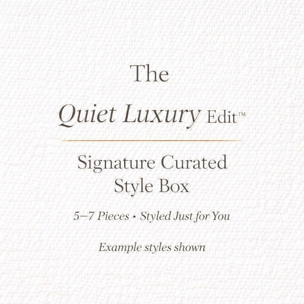 Quiet Luxury Edit™ | Signature Curated Style Box | 5–7 Timeless Capsule Pieces - Picture 2 of 5